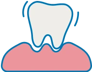 Tooth looseness or loss